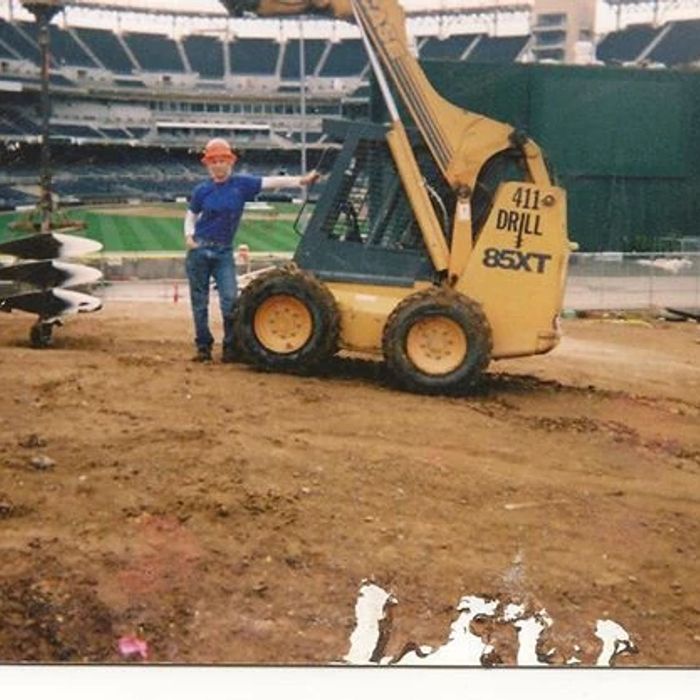 Shelly Abbott in stadium