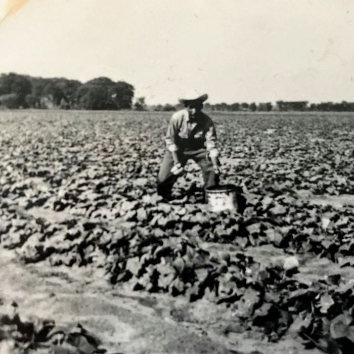 Aureliano Reyes in field